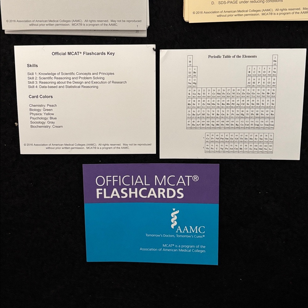 Official MCAT Flashcards Set - Picture 3 of 3